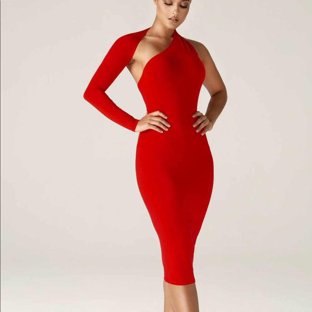 One shoulder Dress.